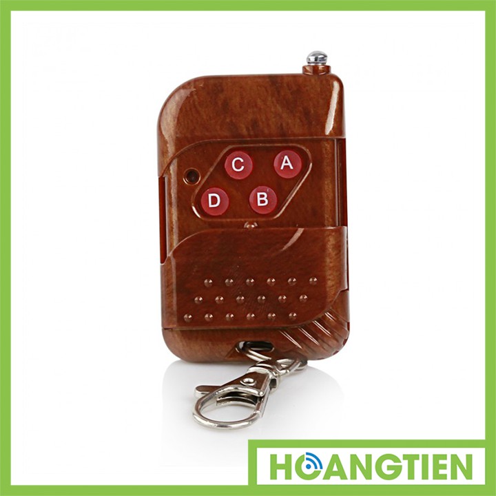 รีโมทคอนโทรล RF ลายไม้ 433MHz RM04