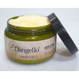 ทรีทเม้นท์เคราติน Dangello Keratin Hair Mask 500ml ทรีทเม้นท์ดิแองเจลโล่🥑🥑