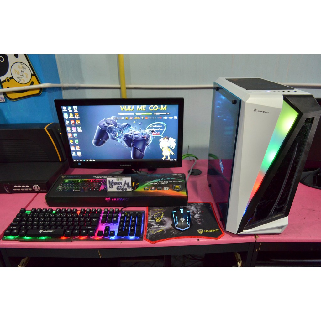 ชุดคอมเล่นเกมโหดๆถูกๆ Pubg Steam Pubg Lite PUBG MOBILE ROE GTA V FIFA 4 PES 17 HON PB SF LOL ลื่นๆภา