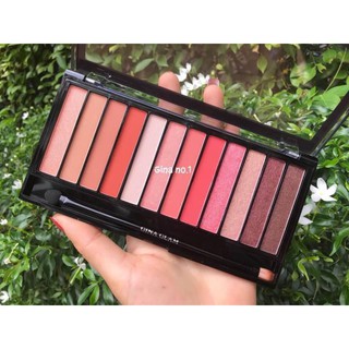 Gina glam HD ultimate shadow palette G-82 อายแชโดว์พาเลท 12 สี #01