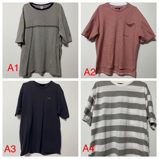 เสื้อยืด มือสอง ราคาถูก สภาพดี โล๊ะ 45 บาท ทุกตัว