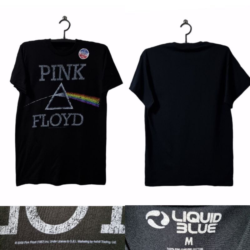 เสื้อวง Pink Floyd BY  LIQUID BLUE 
สินค้าลิขสิทธิ์แท้ มือ1 นำเข้าจากUSA
ป้าย