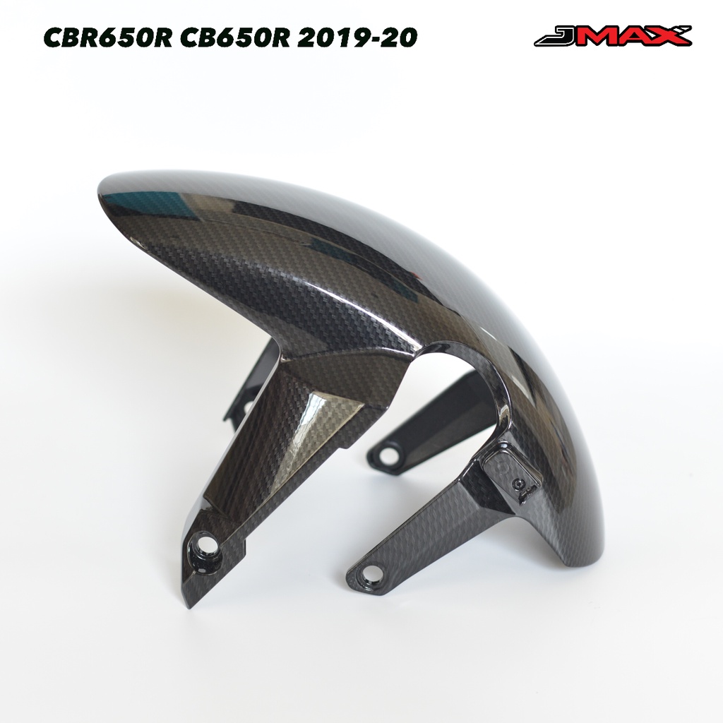 บังโคลนหน้า ตรงรุ่น CB/CBR 650R 2019-24 ลายฟิล์มคาร์บอน 6D