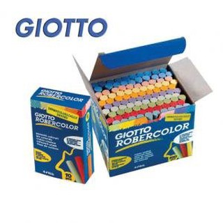 Giotto-ชอล์กเขียนกระดานไร้ฝุ่นคละสี แพค 100 แท่ง