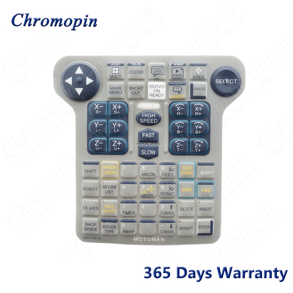 NKS-001E ฟิล์มเมมเบรนสําหรับ Yaskawa MOTOMAN NX100 หุ่นยนต์สอนจี้เมมเบรน Overlay ฟอยล์
