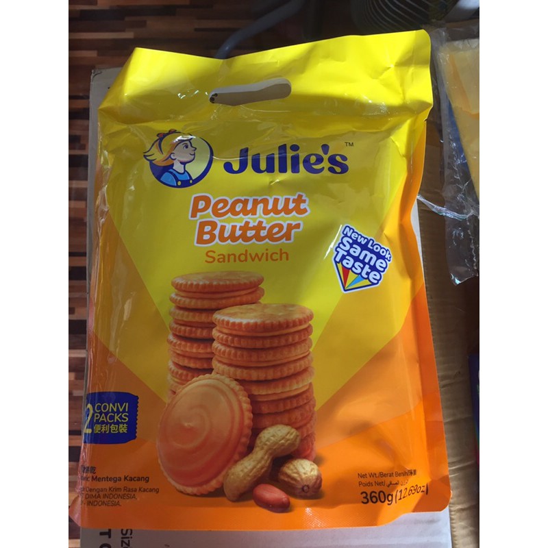 ขนมคุ๊กกี๊ Julie’s Peanut Butter ขนาด 360 กรัม หาดใหญ่ สงขลา
