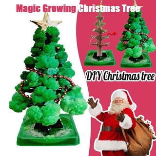 COD!!! Magic Growing Christmas Tree ต้นคริสต์มาส ต้นไม้วิทยาศาสตร์ DIY Kid Magic Cardboard Paper ของตกแต่งบ้าน