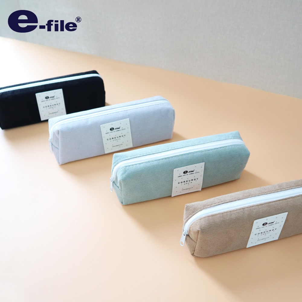 e-file (อี-ไฟล์) กระเป๋า คอดูรอยด์ กระเป๋าดินสอ รหัส CPK74