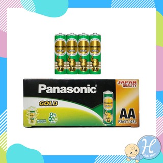 Panasonic ถ่านAA ถ่านAAA เขียวทอง 1.5V ถ่านพานาโซนิค (1ก้อน)