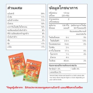 (ขั้นต่ำ 2 ชิ้น หรือรวมกับสินค้าอื่นในร้าน) Peachy พีชซี่คุกกี้ธัญพืช คีนัว แฟลกซ์ 50g