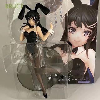 ฟิกเกอร์ Bruce Japan Action Figure Pvc Bunny Girl Ver Sakurajima Mai Girls ของเล่นสําหรับเด็กผู้หญิง 20 ซม.