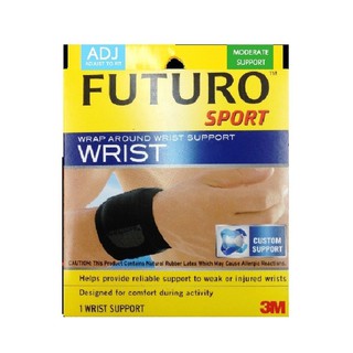 Futuro Sport Wrap Around Wrist Supportอุปกรณ์พยุงข้อมือ ฟูทูโร่ชนิดปรับกระชับได้