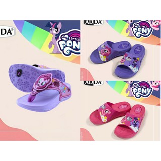 💜adda รองเท้าแตะเด็กลาย Pony รุ่น 31J91,31K61 สีชมพู/สีม่วง