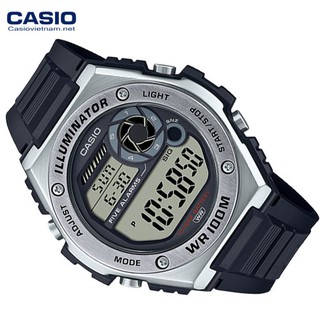 นาฬิกา CASIO รุ่น MWD-100H นาฬิกาดิจิตอลตัวใหม่ กันน้ำลึก จับเวลา ตั้งปลุก มีไฟ ของแท้ รับประกันศูนย์