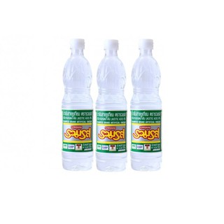 ว๊าว🍟 รวมรส น้ำส้มสายชูเทียม 700 มลx3 ขวด Roum Ros Vinegar 700 mlx3