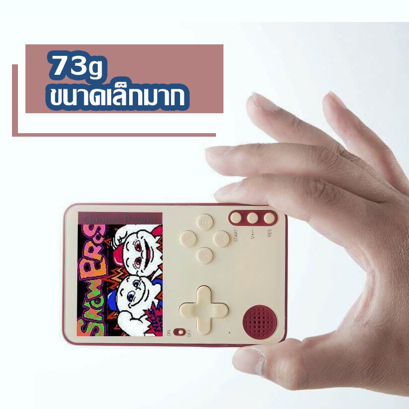 ETRONIK Retro รุ่นแม่เหล็ก K10 Mini วิดีโอเกมมือถือแบบพกพา 2.4 นิ้ว ...