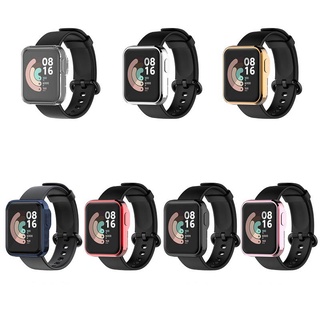 Xiaomi Mi Watch Lite นิ่ม ที่มีสีสัน นาฬิกา ป้องกันหน้าจอ เคสป้องกันผิว สําหรับ Xiaomi Mi Watch Lite อุปกรณ์เสริม