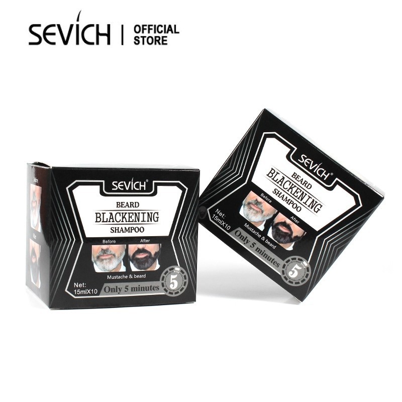 SEVICH Beard Dye ครีมย้อมผมสีดำ 15 มล. 1 ชิ้น