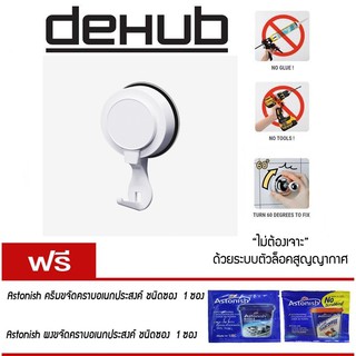 ตะขอแขวน ไม่ต้องเจาะ ตัวล๊อคสูญญากาศ dehub (Super Suction)