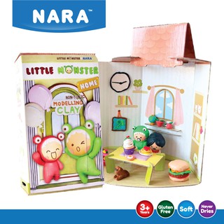 NARA X Little Monster ชุดดินน้ำมัน DIY Little Monster Home