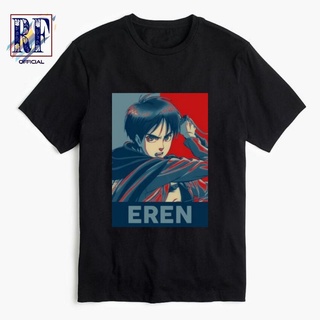 เสื้อยืดผ้าฝ้ายพรีเมี่ยม เสื้อยืดผ้าฝ้ายเสื้อยืด พิมพ์ลายอนิเมะ Attack On Titan EREN ARMIN MIKASA สไตล์ญี่ปุ่น เหมาะกับใ