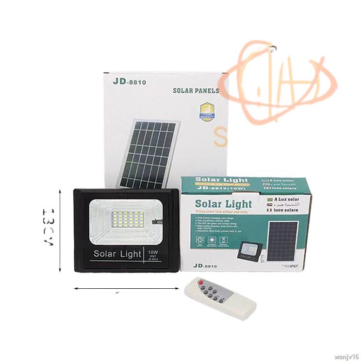 โคมไฟและอุปกรณ์ให้แสงสว่าง◊JD ของแท้100% ไฟโซล่าเซลล์ สปอตไลท์ SolarLED โซล่าเซลล์ รุ่นพี่บิ๊ก jd-10W 25W 40W 60W 100W 2