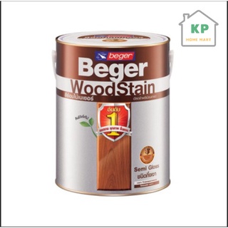 สีย้อมไม้เบเยอร์ วูดสเตน ชนิดกึ่ง-เงา Beger WoodStain ปริมาตรสุทธิ 0.946 ลิตร