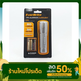 EVEBRITE ไฟฉาย EB ขนาด 3.1x128x3.1 cm รุ่น E011113 สีโครเมี่ยม