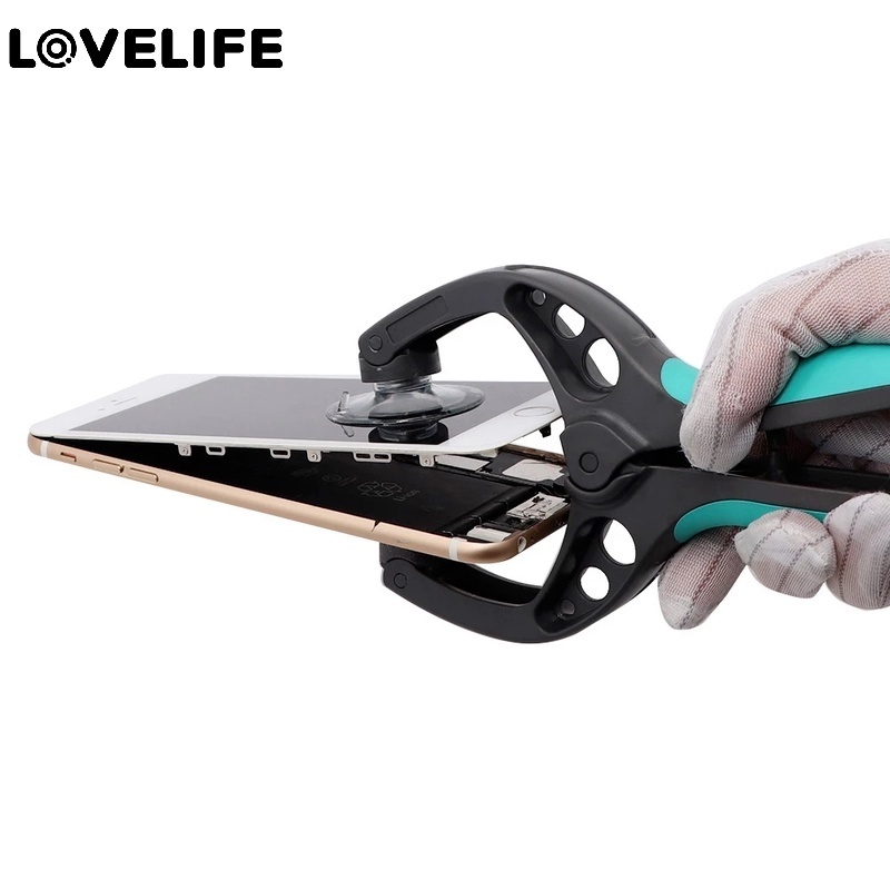 ถ้วยดูดโทรศัพท์มือถือ เครื่องมือเปิดหน้าจอ LCD / คีมดูด กันลื่น ที่คีบโทรศัพท์มือถือ ชุดเครื่องมือซ่อมหน้าจอ LCD สําหรับ iPhone, iPad, Samsung โทรศัพท์มือถือ