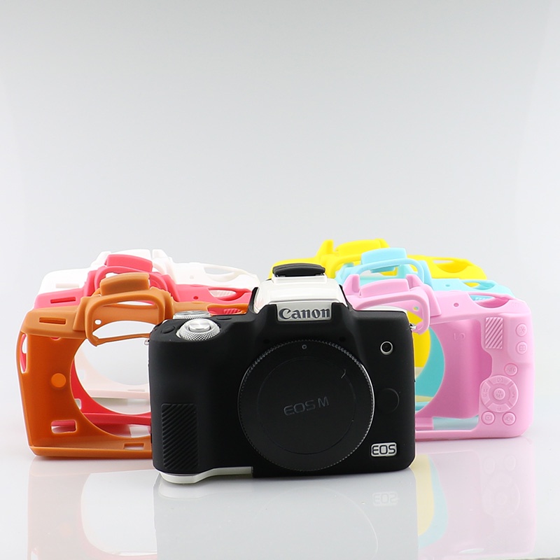 ซิลิโคนกล้อง เคสกันรอยกล้อง Canon EOS M50 M50 Mark II ราคาถูก