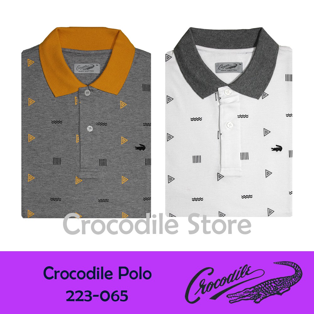 เสื้อยืดปกจระเข้ผู้ชาย223-065