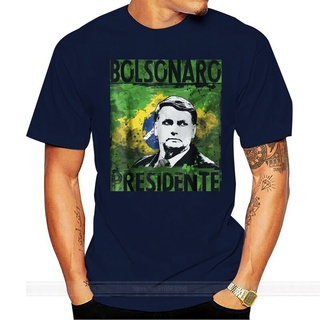 [S-5XL]เสื้อยืด พิมพ์ลาย Bolsonaro Presidente Brasil สําหรับผู้ชาย