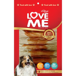 LOVEME ขนมสุนัข ทาโร่ขาวเล็กพันสันใน ขนาด300/250/125กรัม