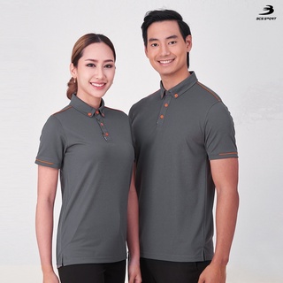 BCS SPORT ACTIVE POLO UNISEX สีเทา SS-8L