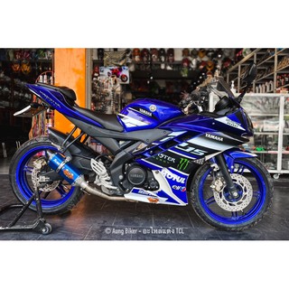 สติ๊กเกอร์ Yamaha R15 รอบคัน ลายเรสซิ่ง สติกเกอร์พร้อมเคลือบเงา กันน้ำกันฝุ่น ติดทนนาน