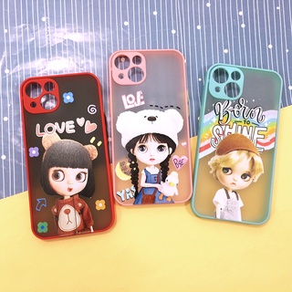 เคส i6 i6+ i7 i7+ iXR iXS Max iXS i11 i11 Pro i11 Pro Max พร้อมส่ง!! เคสTPU ขอบสีหลังขุ่น กันเลนส์กล้อง เคสกันกล้อง