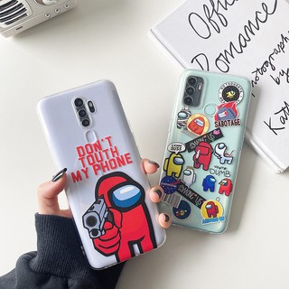 เคสเคสโทรศัพท์มือถือลายการ์ตูนสําหรับ ในหมู่พวกเรา Vivo V21 Y72 Y20s G Y52 Y20 Y12s V19 V17 Y50 Y30 Y17 Y15 Y12 V15 Y20s Y91 Y71 Y81 Y83 Y71I Y81I 5G Among Us H565
