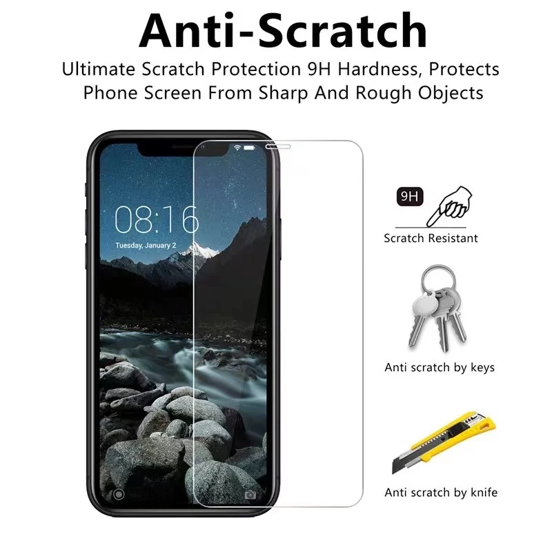 ฟิล์มกระจกนิรภัยเต็มจอ iPhone 6/6S/6+/7/8/7+/8+/X/XS/XR/XSMAX/11/11PRO/11PROMAX/12/13/14PRO thumbnail 3