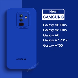 เคสซิลิโคนนิ่ม ป้องกันกล้อง สําหรับ Samsung Galaxy A6 Plus A8 A8+ A7 2018 A750