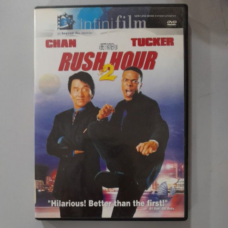 แผ่น DVD ภาพยนตร์ RUSH HOUR 2 (ภาพยนตร์ DVD) SECOND HAND DVD (เวอร์ชั่น DVD 1 เวอร์ชั่นอเมริกา) (รหั