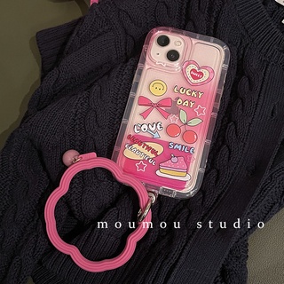 เคสโทรศัพท์มือถือ ซิลิโคน กันกระแทก ลายโบว์ เด็กผู้หญิงบาน สําหรับ Apple Iphone 14pro Max 13 12 11 14pro X XR 14plus