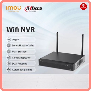 IMOU เครื่องบันทึกไร้สาย NVR WIFI 4, 8 Channel รองรับต่อกล้อง Wifi  รับประกัน1 ปี