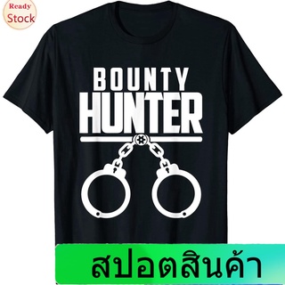 Illicit Bounty Hunterเสื้อยืดยอดนิยม Bounty Hunter Bondsperson Fugitive Recovery Agent T-Shirt Bounty Hunter Short sleev