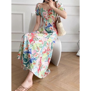 💐💐💐Japanese Flora Lond Dress 💐💐💐ป้าย ypy