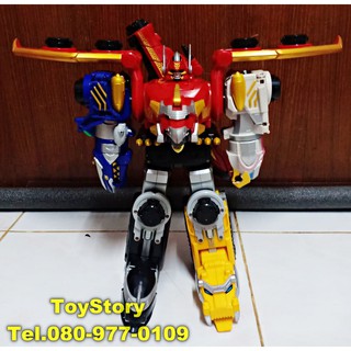 หุ่นยนต์ขบวนการโกเซย์เจอร์ โกเซย์เกรท Goseiger (DX Goseigreat) สภาพดีสวยของแท้ Bandai ประเทศญี่ปุ่น