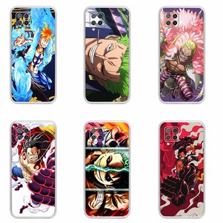 Case Samsung Galaxy A42 5G Cartoon One Piece Luffy เคส Case Soft TPU Silicone Matte Cover Casing เคสซิลิโค