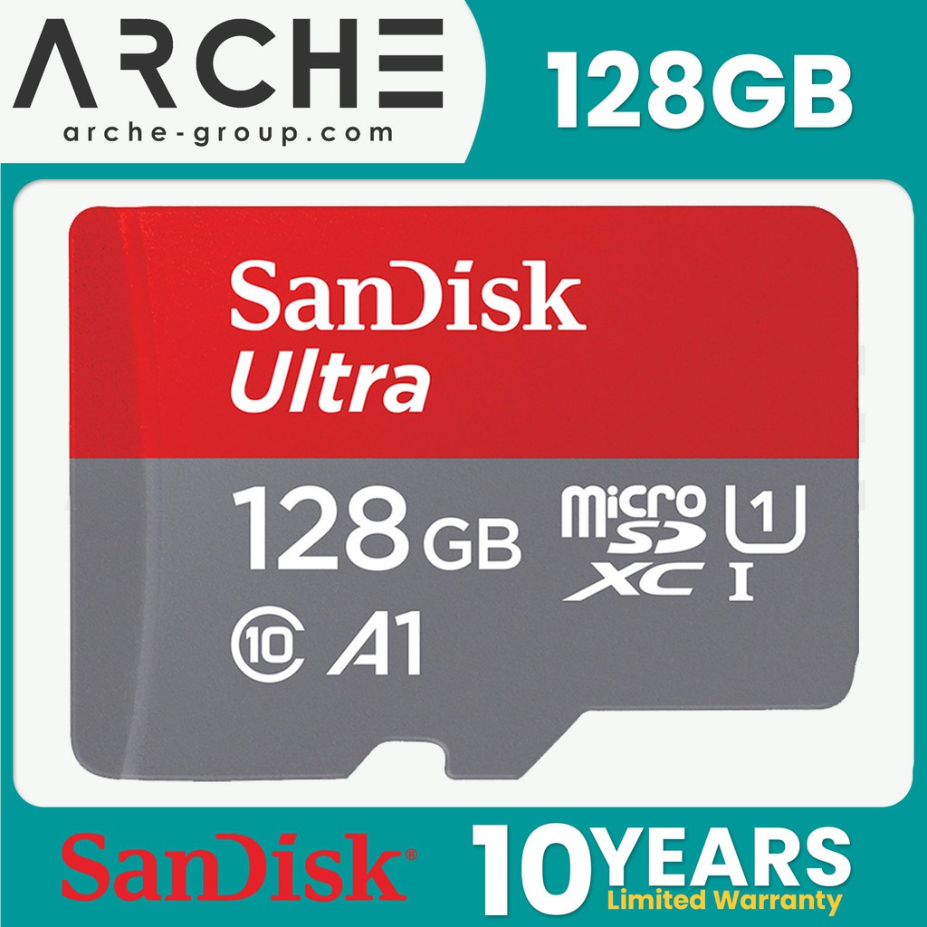 Ultra Memory Card 64GB 128GB Micro SD UHS1 C10 A1 100MBs Read Speed