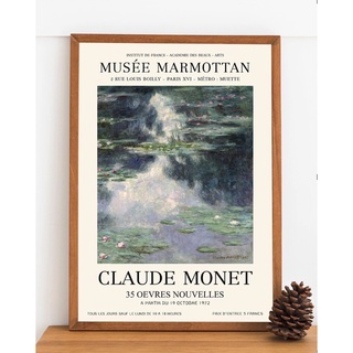 โปสเตอร์ตกแต่ง Water lily series by Monet