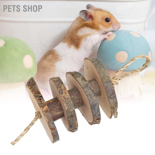 Pets Shop ของเล่นเคี้ยวไม้แอปเปิ้ล ชินชิล่า สําหรับสัตว์เลี้ยง หนูแฮมสเตอร์ กระต่าย