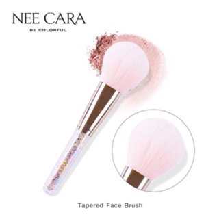 NEE CARA TAPERED FACE BRUSH แปรงแต่งหน้า สำหรับปัดแก้มแบบพุ่ม ด้ามรูปหัวใจ นีคาร่า #N906